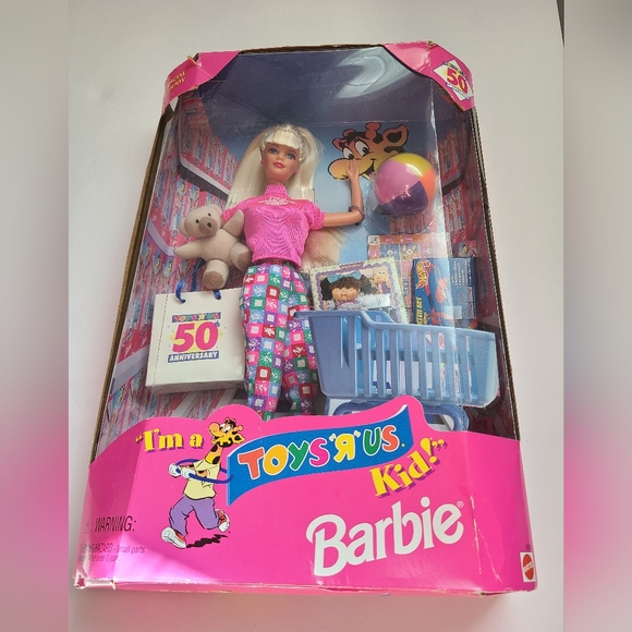 Mattel Toys Nrfb Im A Toys R Us Kid Barbie Special Edition 5th